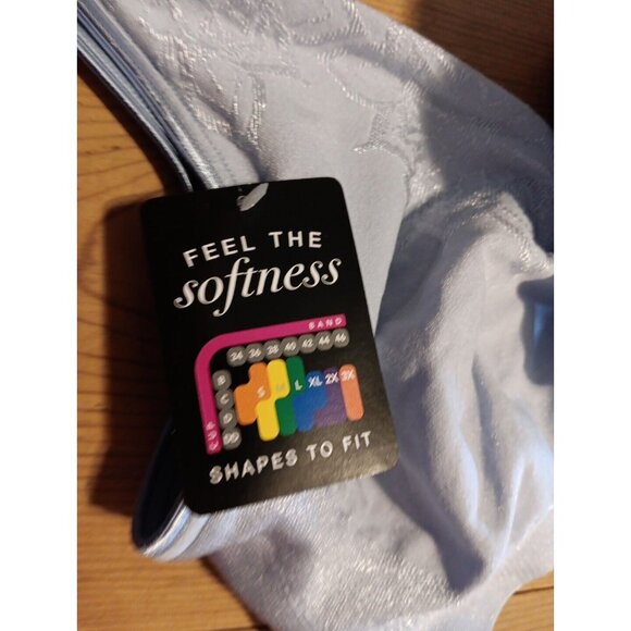 Bali Comfort Revolution ComfortFlex Fit Sz S Gray Shaping Wirefree Bra Foam Cup - Picture 10 of 11